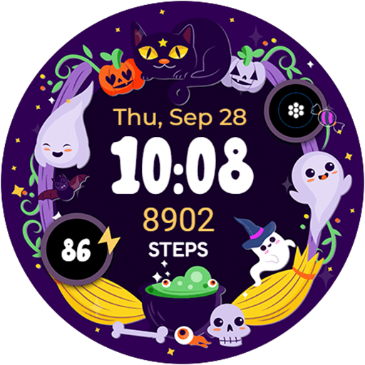 Halloween Cute Frame - Wear OS icon