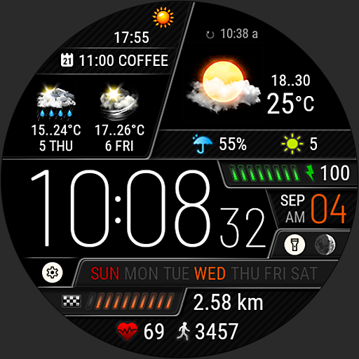 Weather watch face W6.5 icon