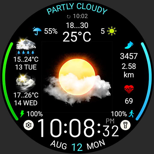 Weather watch face W5.5 icon