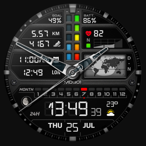 MD301 Hybrid watch face icon